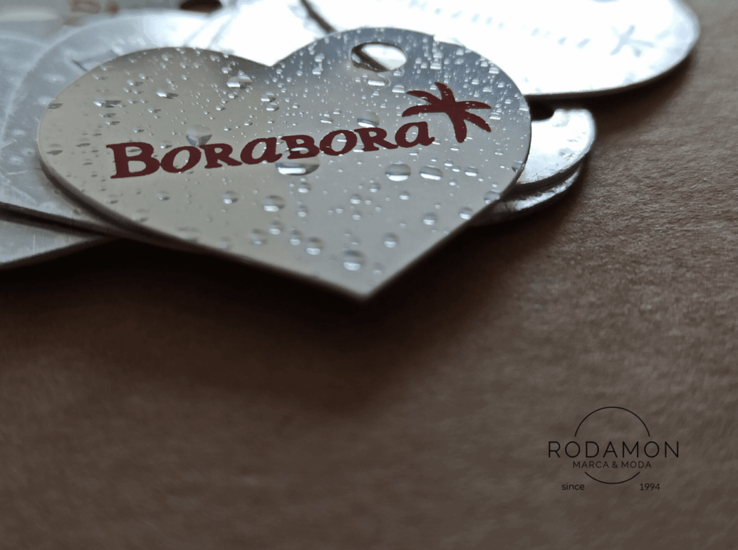 Chapas de aluminio efecto goteo